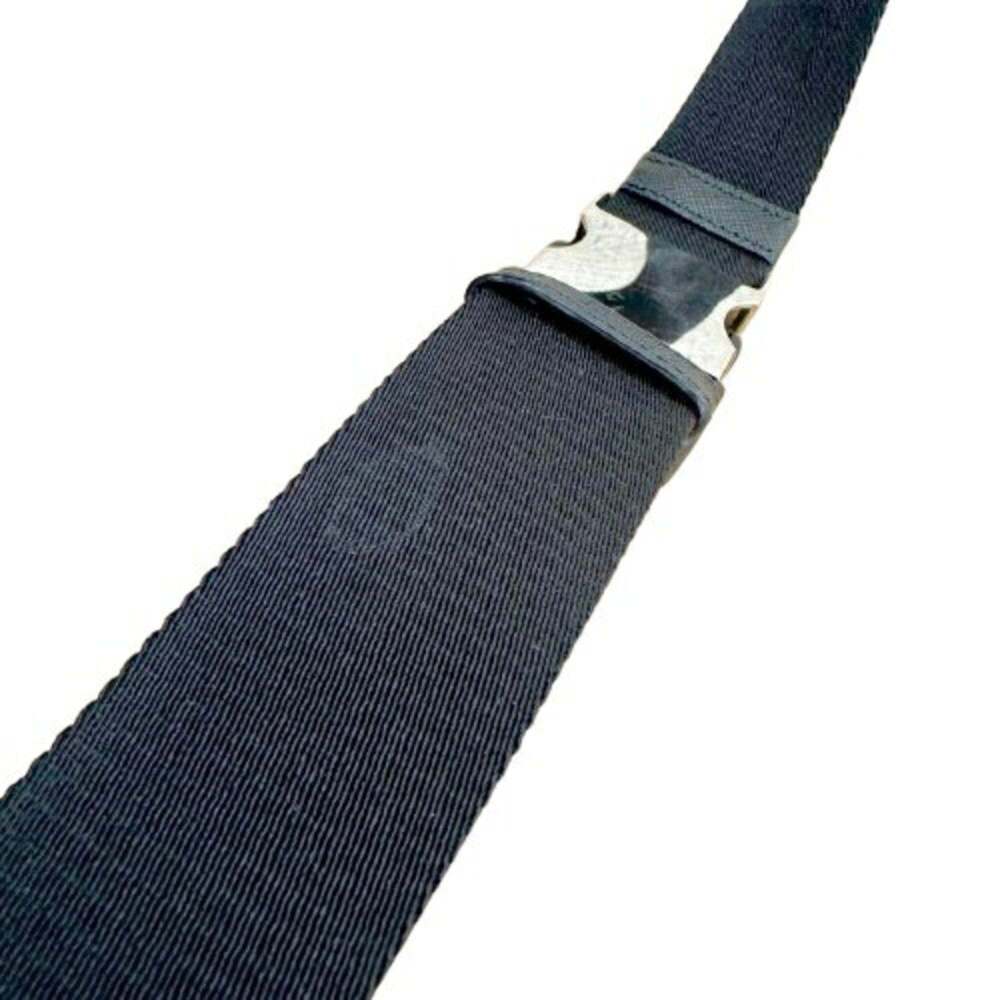 PRADA Black Leather Saffiano Shoulder Bag - Picture 10 of 10